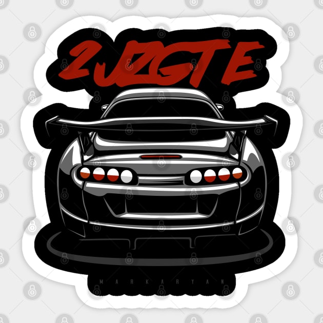 Supra 2JZ-GTE Sticker by Markaryan